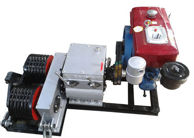 Dây cuộn dây kéo 5 Ton Diesel Engine Double Drum Winch