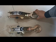 Snatch thép dây thừng dây thừng ròng khối