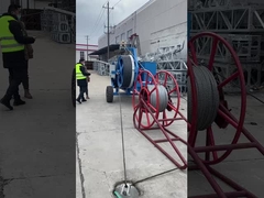 Thiết bị kéo dây cáp thủy lực 250kn cho xây dựng đường truyền