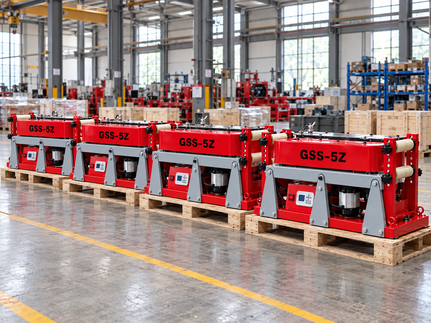Blog công ty mới nhất về 4 × GSS-5Z Cable conveyors với điều khiển đồng bộ cho lắp đặt cáp điện 100mm ở Brunei