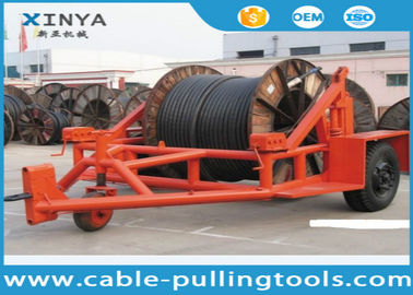 Mua 5 Tôn Cable Reel Trailer, Cable Drum Carrier cho xâu chuỗi với thiết bị tự động phanh online manufacture