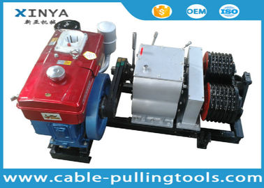 Mua Đôi Drum Hoist Winch 5 Tôn với động cơ Diesel cho tháp cương cứng online manufacture