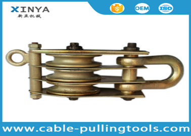 Mua Vòng Loại Mắt 3T Ba Wheels Wire Rope Pulley khối làm bằng thép online manufacture