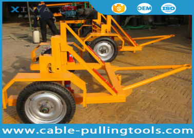Mua Heavy Duty 8 Tôn Cable Reel Carrier, Cable Drum Trailer Với thanh Axis online manufacture