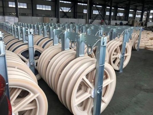 Mua Ròng rọc ba rãnh đường kính 660mm bằng nylon dùng cho dụng cụ căng dây cáp dẫn hướng đường dây truyền tải online manufacture