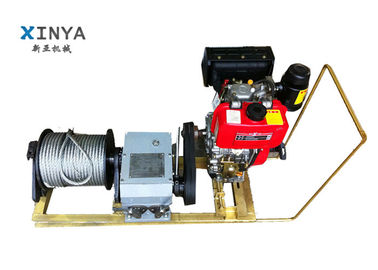 Mua 8 Ton Single Drum Động cơ Xăng chạy Winch Cable Winch Puller online manufacture
