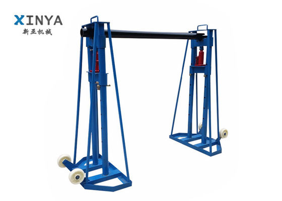 Mua Giá đỡ cuộn cáp thủy lực 10T với kết cấu thép nâng thủy lực và chịu lực nặng để hỗ trợ trống cáp online manufacture