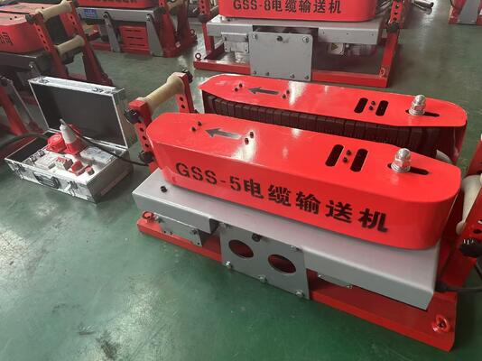 Mua GSS-5 Máy vận chuyển cáp điện với lực vận chuyển 12000N cho đường kính cáp 10 ′′ 190mm và động cơ hai động cơ 2 × 1,1kW online manufacture