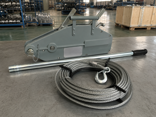 Mua 0.8-5.4T Máy kéo dây cáp tay Tirfor với dây thừng 20m cho xây dựng và nâng online manufacture
