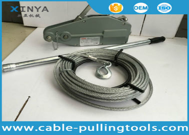 Dụng cụ kéo cáp Tirfor 1.6T Dây tời bằng dây thép để cẩu