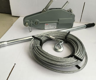 Dây chuyền Công cụ xây dựng cơ bản Tirfor 32 KN nâng dây bao gồm dây cáp 20m