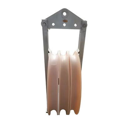 508 Series MC Nylon Sheave đường kính lớn Stringing Pulley Block cho xây dựng năng lượng