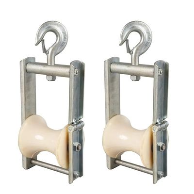 Đường cuộn kéo cáp không gian bền với khối nhựa nhôm nylon Sheave Block Bunch
