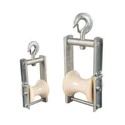Đường cuộn kéo cáp không gian bền với khối nhựa nhôm nylon Sheave Block Bunch