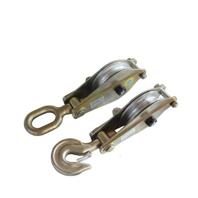 1ton 2ton 5ton Stringing Pulley Block Đường truyền Đường dây dây với khối pulley hai thép