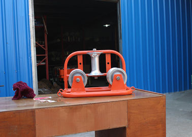 Dụng cụ kéo cáp 3 bánh xe Góc cuộn dây cáp rãnh cáp