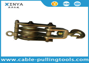 Ba bánh xe 30KN thép pulley khối snapch khối cho kéo dây