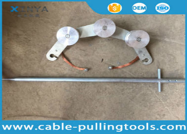 Hợp kim nhôm SHL75D Hook Grounding Pulley Block, dây dẫn 6-38mm