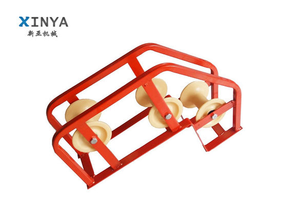 10KN Đơn vị tải cáp góc cuộn với thiết kế cuộn nylon ba cho ăn mòn & mặc chống kéo cáp