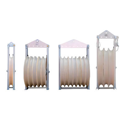 508 Series MC Nylon Sheave đường kính lớn Stringing Pulley Block cho xây dựng năng lượng