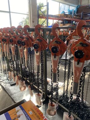 Pa lăng xích tay đòn 1.5m, tải trọng 1 tấn, dụng cụ nâng hạ hạng nặng dùng tay để kéo, dùng trong công nghiệp