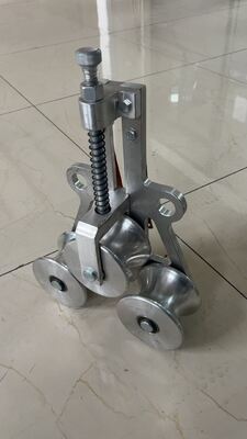 Bảng ròng nối ba bánh Φ60/75mm với tấm nhôm cho các khối kéo cáp ổn định và các khối dây