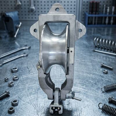 7 Inch 178mm Sheave Diameter 20kN Nominated Load Universal Stringing Block with Low-Friction Cable Roller