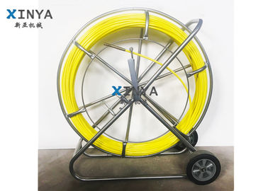 FRP Cáp điện Rodder Dụng cụ xây dựng cơ bản Ống luồn dây cáp đẩy 12 mm